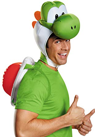 Disguise Super Mario Bros: Yoshi Costume Kit for Adults