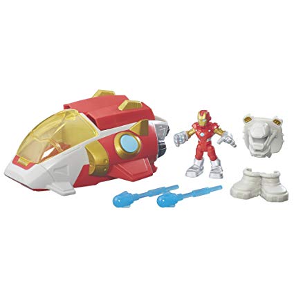 Playskool Heroes Super Hero Adventures Iron Man Starship Toy