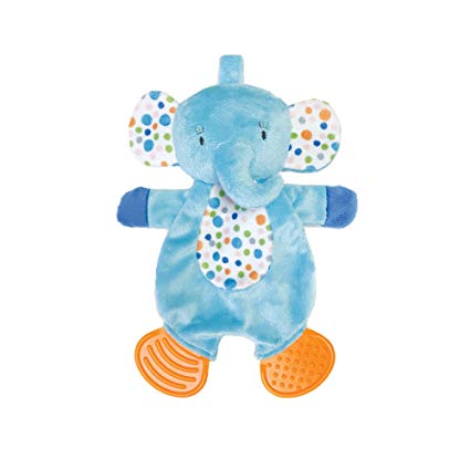Manhattan Toy Teether Elephant Snuggle Blankie Toy