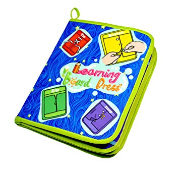 Per Baby Learn To Dress Board Learning Books Early Education Basic Life Skills Teaching Toys For...