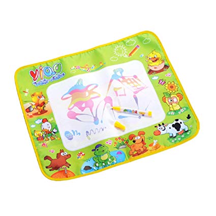 Lookatool Cute Kids Water Drawing Painting Writing Mat Board &Magic Pen Doodle Toy Gift 5848CM