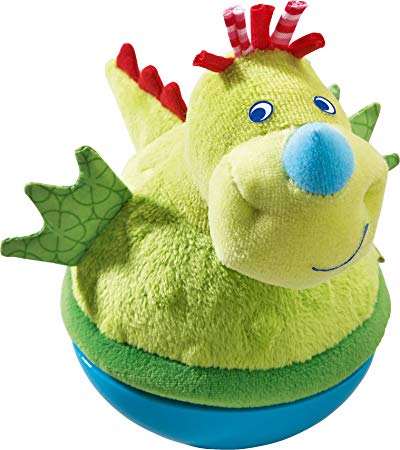 HABA Roly Poly Dragon Soft Wobbling & Chiming Baby Toy