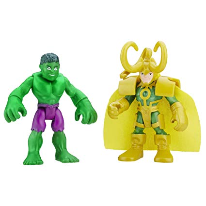Playskool Heroes Marvel Super Hero Adventures Hulk and Loki