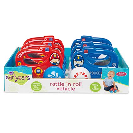 Earlyears Rattle 'n Roll Vehicle (Sold Individually - Styles Vary)