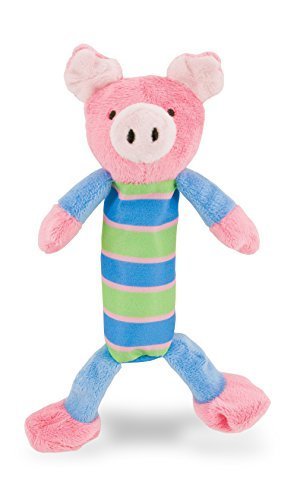 Rich Frog Squeak Easy Pig, Stuffed Animal, Educational Baby Crinkle and Squeaky Plush Toy - 8.5