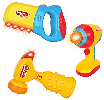 Liberty Imports Intellectual Toy Tools Set with Lights and Sounds for Toddlers