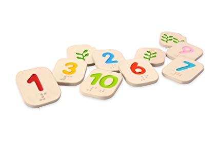 PlanToys Braille Numbers 1 - 10
