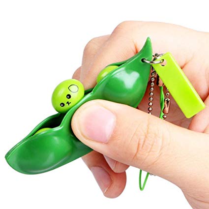 YJYdada Fun Beans Squeeze Toys Pendants Anti Stressball Squeeze Funny Gadgets