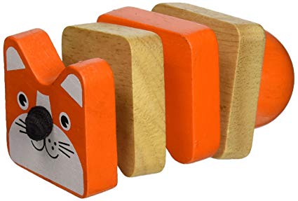 Manhattan Toy Click-Clack Cat Wooden Clutching Toy