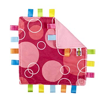 Taggies Little Taggies Blanket, Pink Bubbles (Discontinued by Manufacturer)