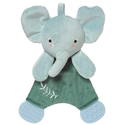 Manhattan Toy Safari Elephant Baby Lovie Snuggle Toy and Teether