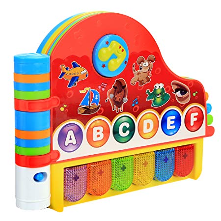 Arshiner Baby Kids Musical Rhymes Book with Light Educational Learning Toy (US STOCK)
