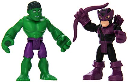 Playskool Heroes Super Hero Adventures Hulk & Marvels Hawkeye Toy