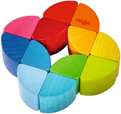 HABA Rainbow Ring Wooden Clutching Toy (Made in Germany)