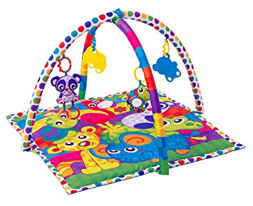 Playgro 0185477 Linking Animal Friends Playgym STEAM/STEM for Baby Infant Toddler